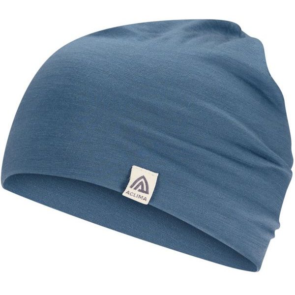 LightWool 140 relaxed beanie Blue Fusion