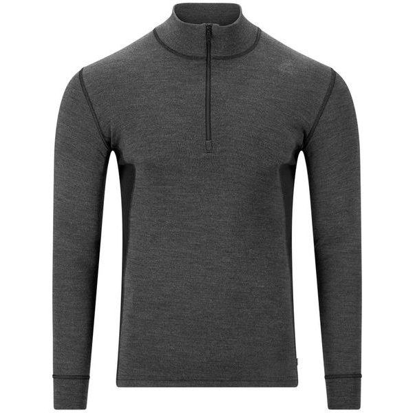WarmWool mockneck M's Marengo/Jet Black