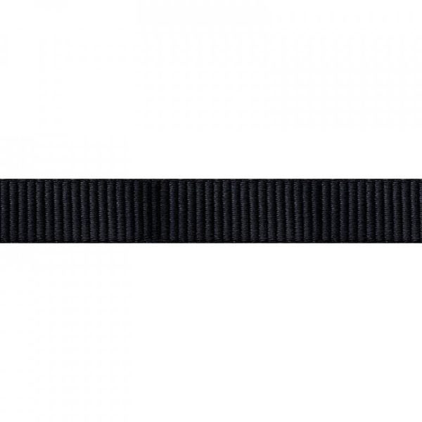 Šitá smyce plochá 18 mm black 80 cm