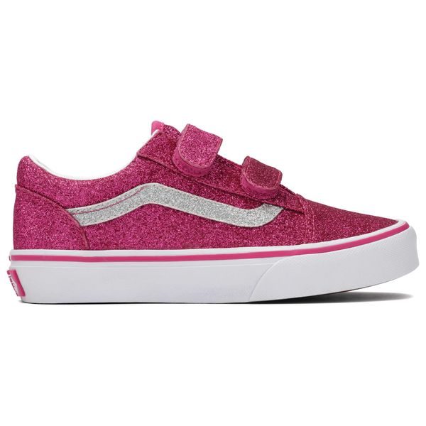 Old Skool V GLITTER Raspberry Rose
