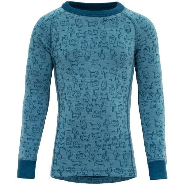 Duo Active Merino Shirt Kid, Moon