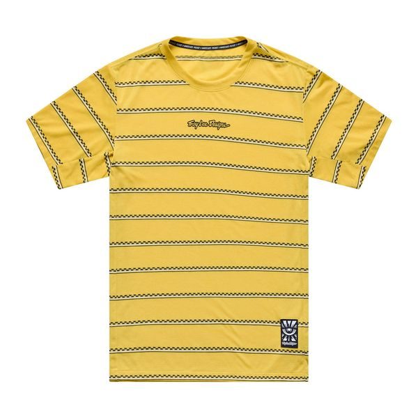SKYLINE RIDE TEE CHECKED OUT BUTTER
