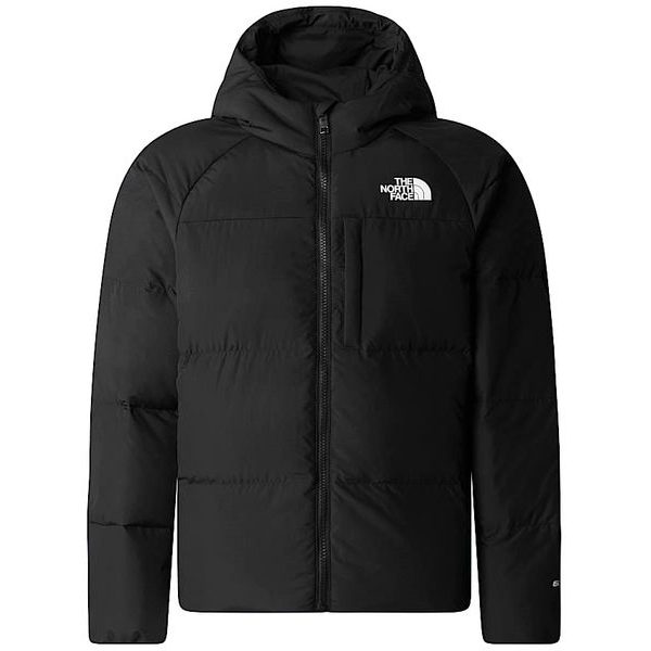 B NORTH DOWN HOODED JACKET, TNF BLACK