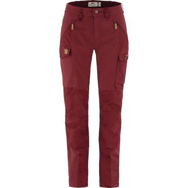 Nikka Trousers Curved W Bordeaux Red