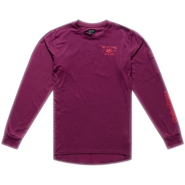 RUCKUS RIDE TEE LOCKDOWN SANGRIA