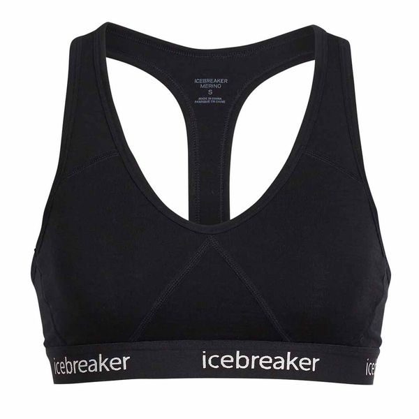 W Sprite Racerback Bra, BLACK