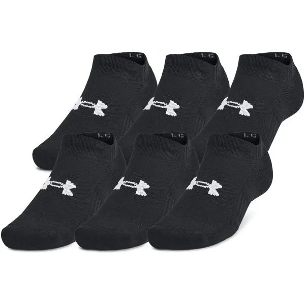Unisex UA TC No Show (3 páry)-BLK