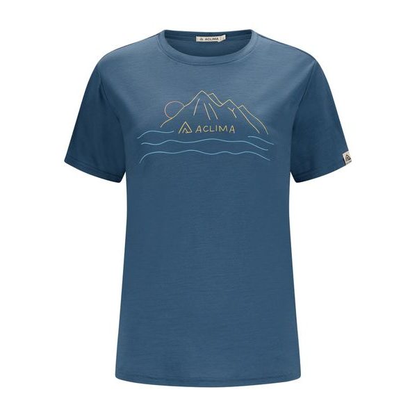 LightWool 140 Tee Sunset W's Blue Fusion