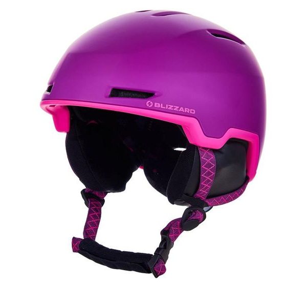 W2W Viper ski helmet, violet matt/pink matt