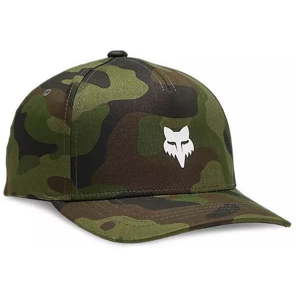 Yth Fox Head Camo 110 Sb Hat, Green Camo