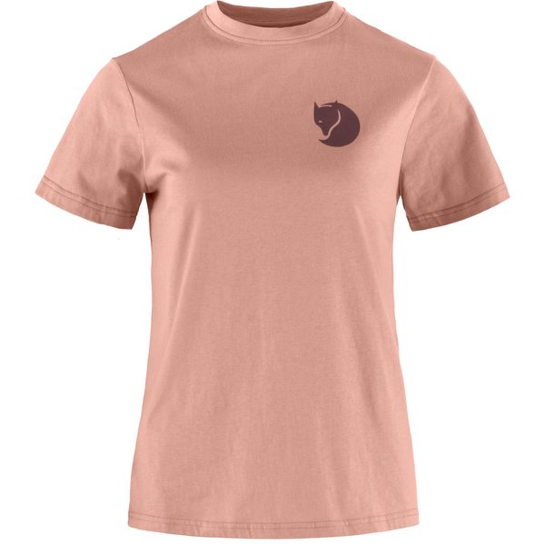 Fox Boxy Logo Tee W Dusty Rose