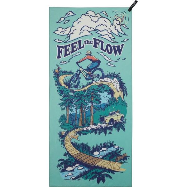 PERSONAL BODY Flow ručník 64x137cm potisk cyklista