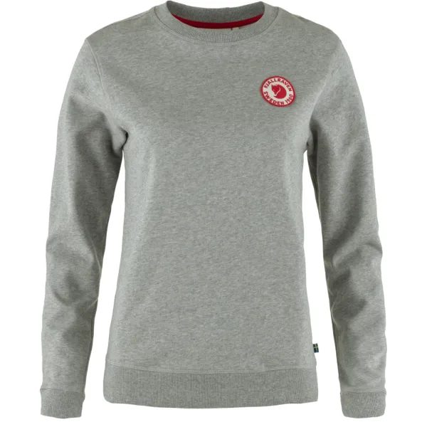 1960 Logo Badge Sweater W, Grey-Melange