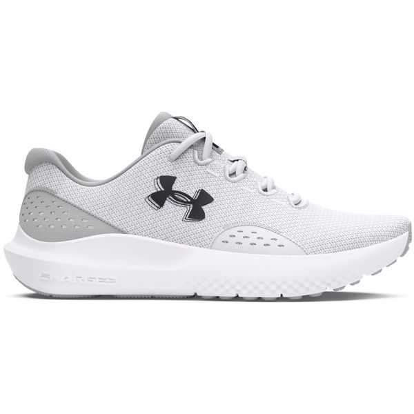 Charged Surge 4, White / Halo Gray / Black