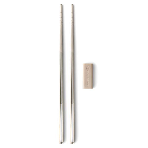 Detour Stainless Steel Chopsticks, Grey