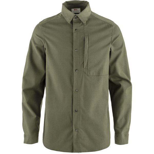 Keb Trekking Shirt LS M - Laurel Green-Laurel Green