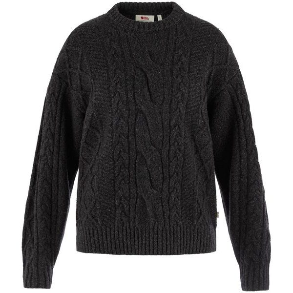 Övik Cable Knit W Black
