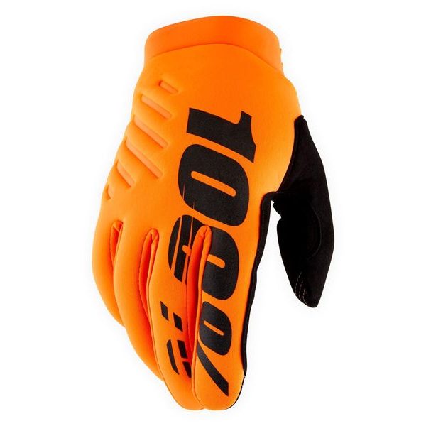 BRISKER Gloves Fluo Orange/Black