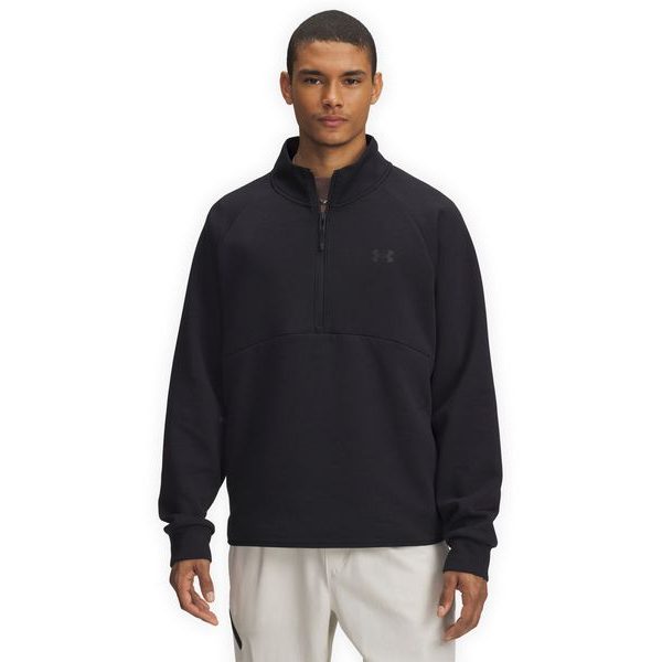 Unstoppable Flc Half Zip-BLK