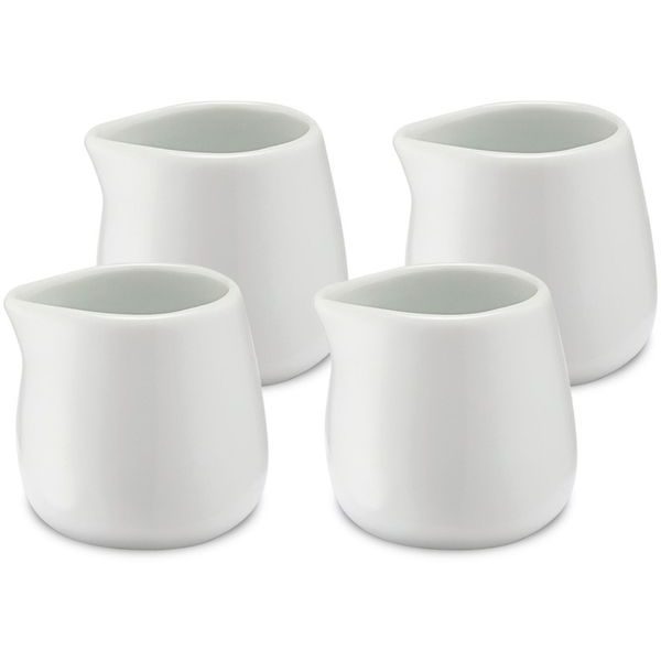 Porcelánové konvičky na mléko 100 ml sada 4 ks