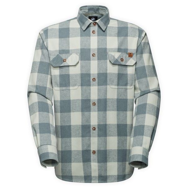 Tamaro Longsleeve Shirt Men silver sage-strata