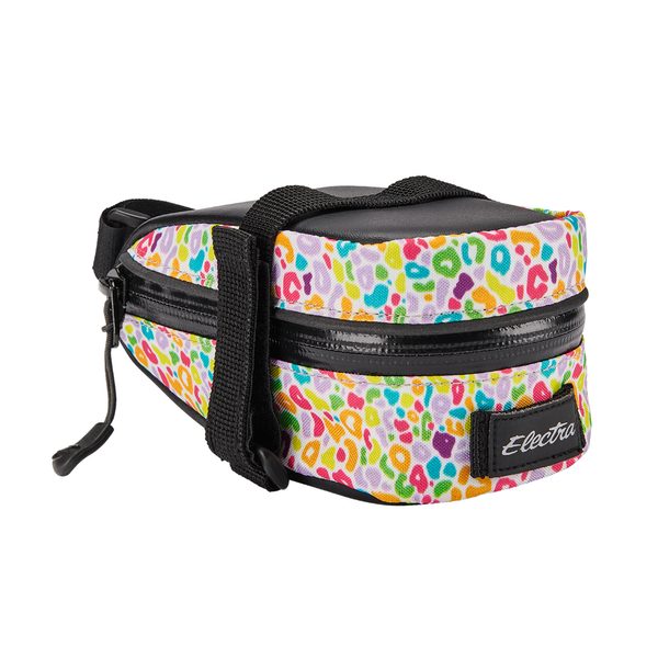 Electra Leopard Saddle Bag, bílá/Light Purple