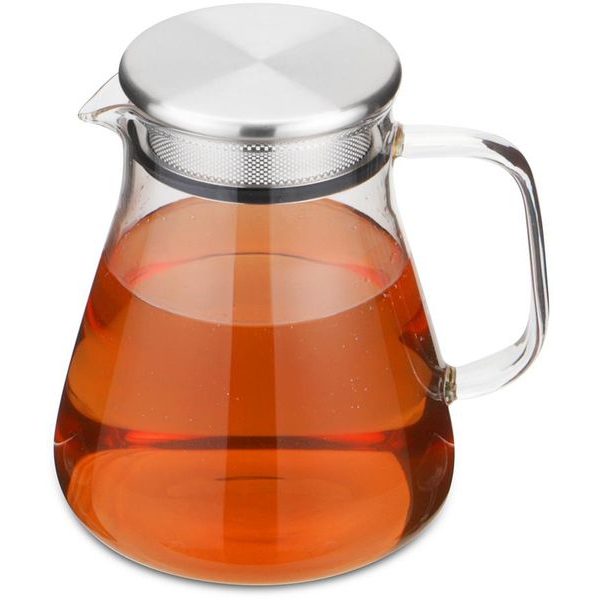 Konvice na čaj, nerez / borosilikátové sklo, 800 ml