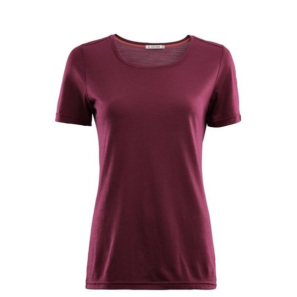 LightWool T-shirt,  Woman, Zinfandel
