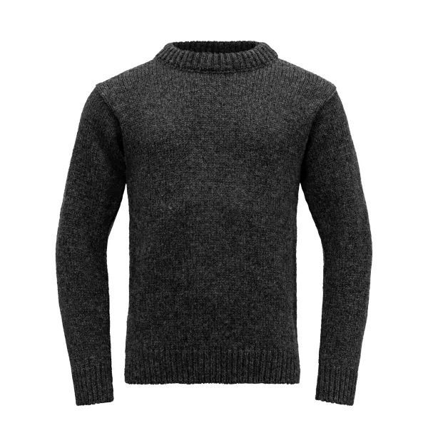 Nansen Sweater Crew Neck, Anthracite
