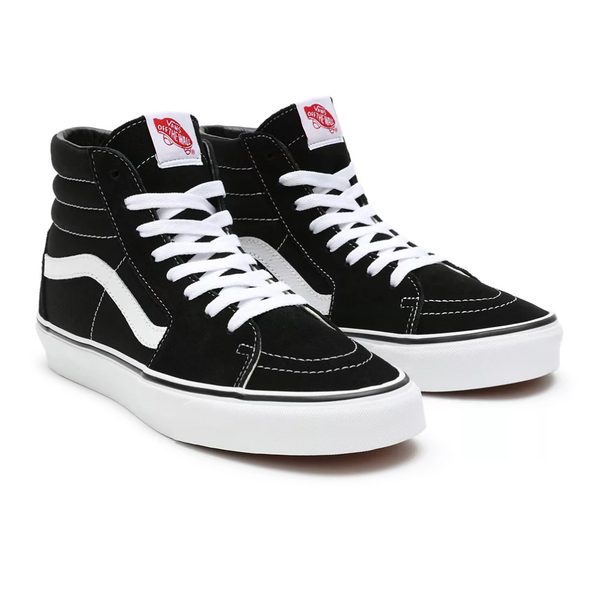 SK8-HI, BLACK/BLACK/WHITE vel 35