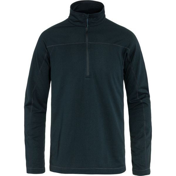 Abisko Lite Fleece Half Zip M, Dark Navy