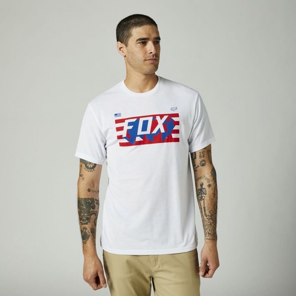 Rwt Flag Ss Tech Tee Optic White