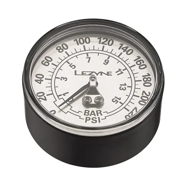 220 PSI GAUGE 2.5" BLACK / SILVER