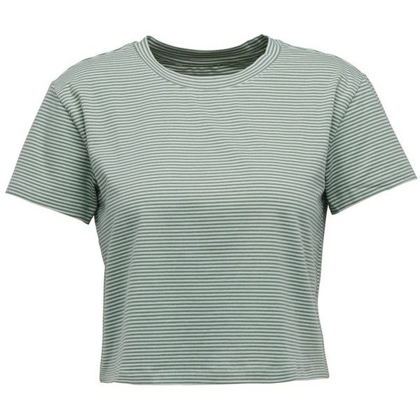 W BD STRIPE SS TEE Off White-Charcoal