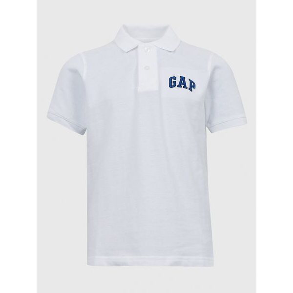 843607-01 Dětské polo tričko logo GAP Bílá