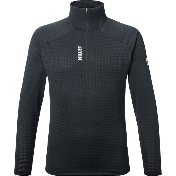 PARMELAN LIGHT FLEECE PO M BLACK - NOIR