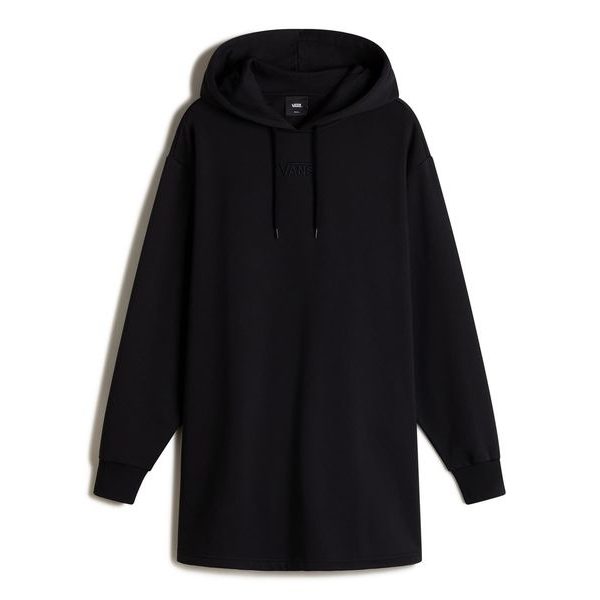 FLEECE DRESS, Black