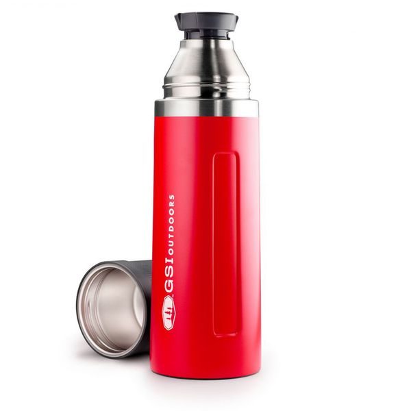 GLACIER 1L VACUUM BOTTLE RED