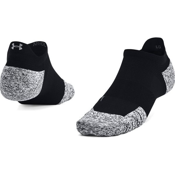 UA AD Run Cushion 1pk NS Tab-BLK