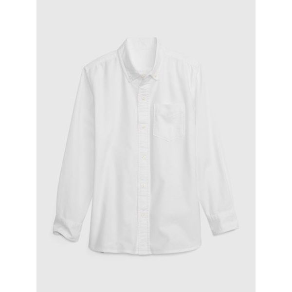 426037-00 Dětská košile oxford uniform Bílá