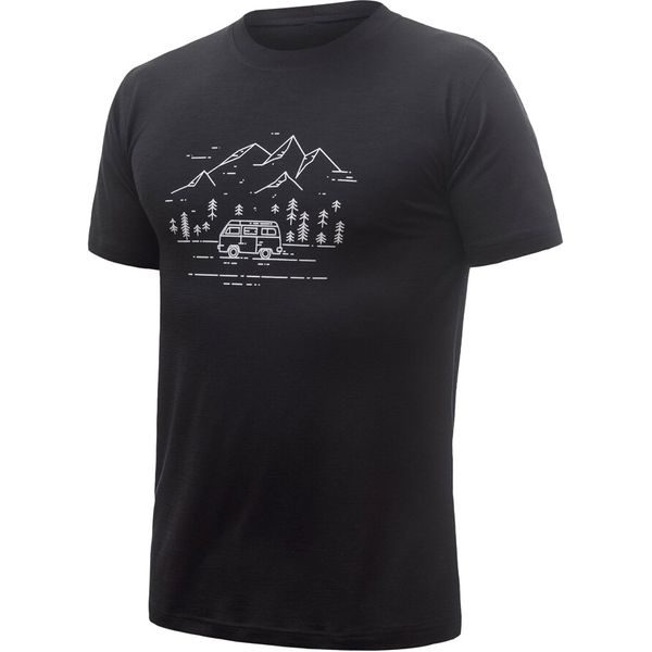MERINO ACTIVE PT VAN LIFE pánské triko kr.rukáv černá