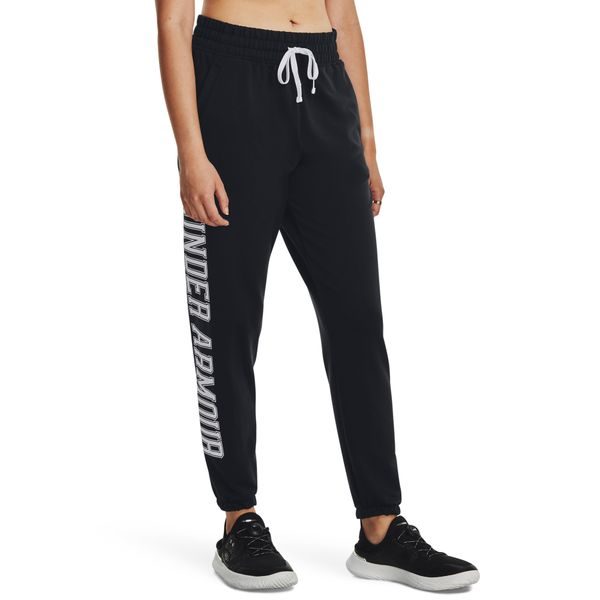 UA Rival Terry Graphic Jogr-BLK