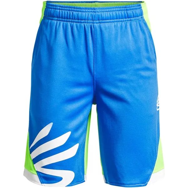 B CURRY  SPLASH SHORT-BLU