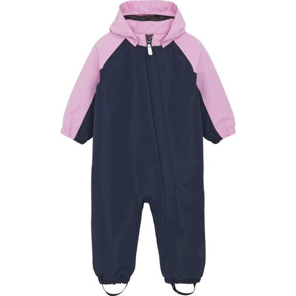 Coverall - Colorblock & Solid-Lilac chiffon