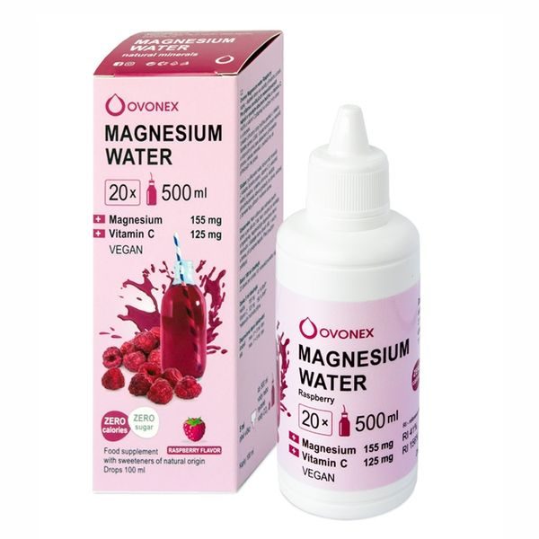 Magnesium water Raspberry 100 ml