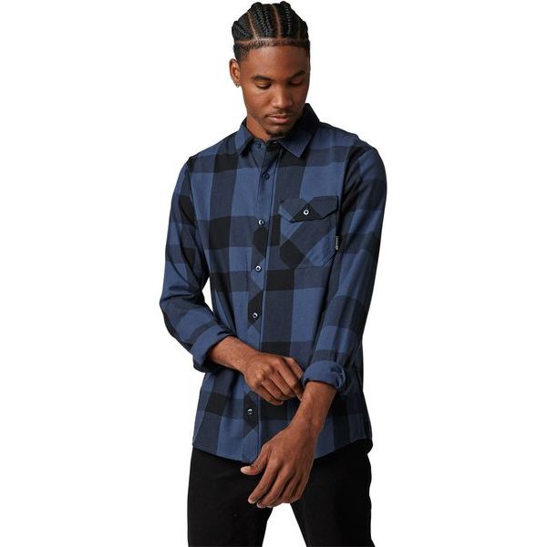 Voyd 2.0 Flannel, Deep Cobalt