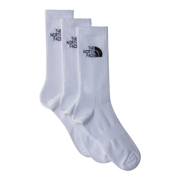 MLSPRT SOCK CSH CREW 3P TNF WHITE