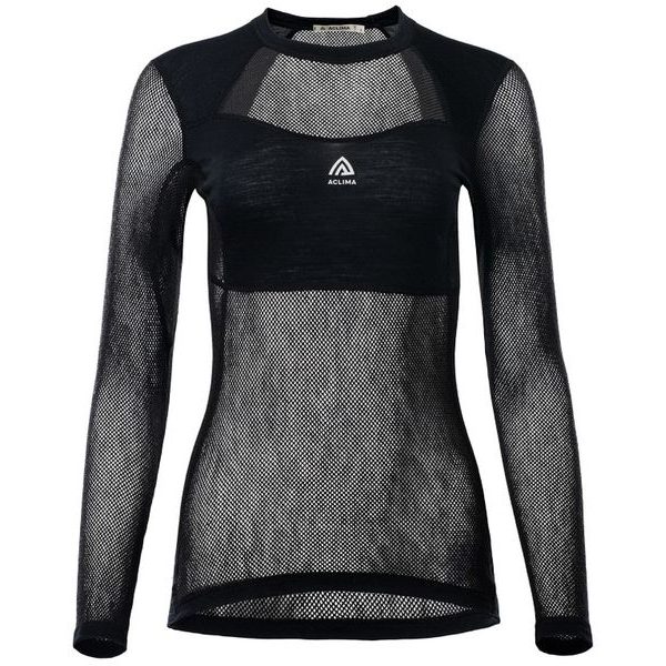 WoolNet Light Crewneck W's Jet Black