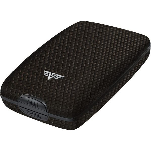 Cash & Cards OYSTER - leather Diagonal Carbon Black