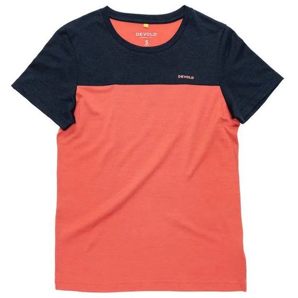 Classic Linear Tee Wmn Ink/Coral